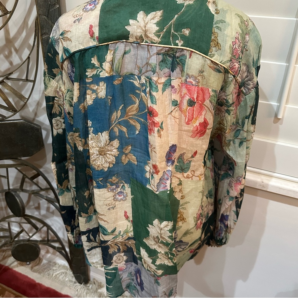 Alemais women’s Loretta blouse in Sage Floral. NWT Size 8 - Picture 4 of 12